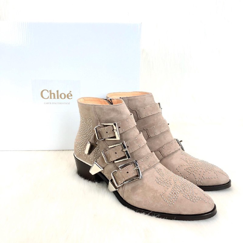 Chloe Susanna Suede Ankle Boots 